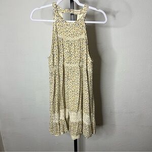 Altar'd State Floral Halter Mini Dress Size Large